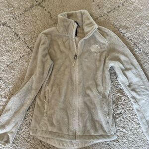 Women's Cream Fleece Jacket north face